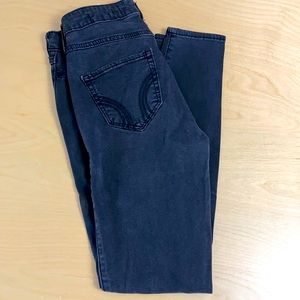 Hollister high rise black skinny jeans